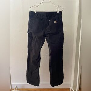 Carhartt Medium size 8 Women’s Black Relaxed Fit Pants